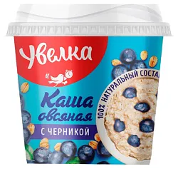 Каша овсяная УВЕЛКА черника м/у 40г