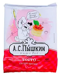 Тесто МЕЖЕНИНОВСКАЯ ПФ слоеное пресное 450г