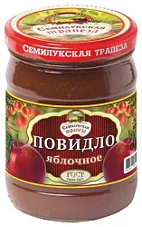 Повидло СЕМИЛУКСКАЯ ТРАПЕЗА яблочное ст/б 600г
