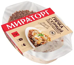 Гречка МИРАТОРГ с курицей в сливочно-грибном соусе 260г