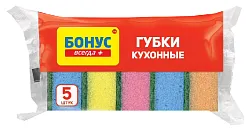 Губка кухонная БОНУС Норма 5шт