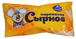 Мороженое СЛАВИЦА Сырное бзмж эскимо 65г
