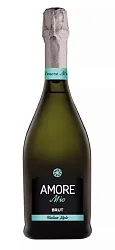 Игристое вино АМОРЕ МИО белое брют 11.5% ст/б 0.75л