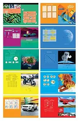 Тетрадь БИДЖИ Мальчики клетка 18л