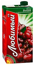 Нектар ЛЮБИМЫЙ яблоко вишня черная рябина 0.97л