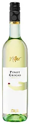 Вино КЭФЕР Пино Гриджио белое сух 12% ст/б 0.75л
