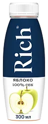 Сок РИЧ яблоко пэт 0.3л