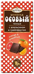 Шоколад ФАБРИКА им.КРУПСКОЙ Особый апельсин грейпфрут 85г