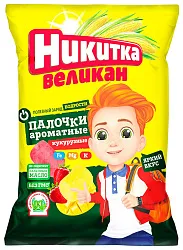 Палочки кукурузные НИКИТКА ароматные Великан 350г