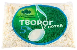 Творог ЛЕБЕДЕВСКАЯ АФ бзмж 5% пакет 400г