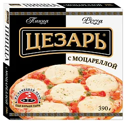 Пицца ЦЕЗАРЬ с моцареллой 390г