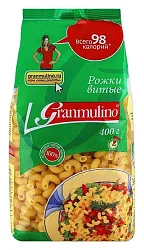 Мак.изделия ГРАНМУЛИНО Рожки м/у 400г