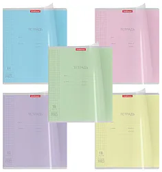 Тетрадь ЭРИХ КРАУЗЕ Классика 2в1 клетка 18л арт.56356