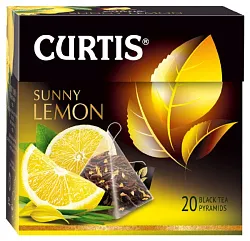 Чай КЕРТИС Санни Лемон 20пак пирамидки
