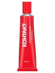 Контактный клей КОНТАКТ прозрачный 30мл