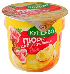 Картофельное пюре б/п КУНЦЕВО с беконом и гренками 40г