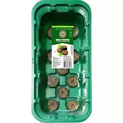 Теплица-мини СКОРАЯ ПОМОЩЬ с торфяными таблетками Д2.7см 11шт арт.19840