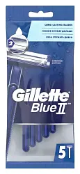 Станок для бритья ЖИЛЛЕТ Блю2 одноразовый 5шт