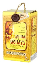 Вино ДУША МОНАХА белое п/сл 10-12% т/пак 2л