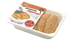 Котлеты МЕЖЕНИНОВСКАЯ ПФ куриные подложка 500г