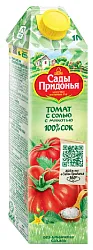 Сок САДЫ ПРИДОНЬЯ томат с солью 1л
