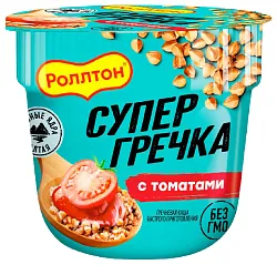 Каша РОЛЛТОН Гречневая с томатами стакан 45г