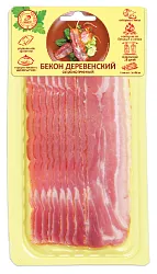 Бекон ИНЕЙ Деревенский нарезка с/к 100г