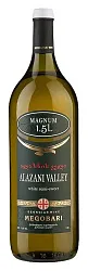 Вино МЕГОБАРИ Алазанская долина белое п/сл 11% ст/б 1.5л