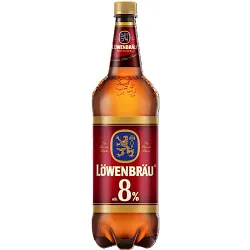 Пиво ЛОВЕНБРАУ Бокбир светлое 8% пэт 1.3л