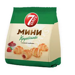 Круассаны мини 7 ДЭЙС клубника 265г