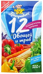 Приправа ПРИПРАВЫЧ универсальная 12 овощей и трав м/у 200г