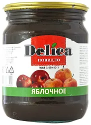 Повидло ДЕЛИКА яблочное ст/б 600г