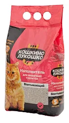 Наполнитель для туалета КОШКИНО ЛУКОШКО Впитывающий 5л