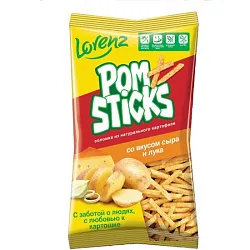 Картофельная соломка ЛОРЕНЦ Помстикс сыр лук 100г