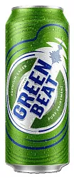 Пиво ГРИНБИТ светлое фильтрованное пастер 4.6% ж/б 0.45л