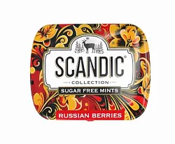 Конфеты СКАНДИК Черника-облепиха без сахара 14г