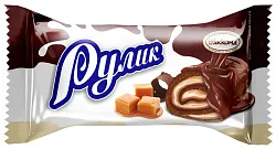 Конфеты АККОНД Рулик глазированный мини рулет весовые