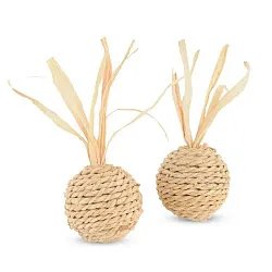 Игрушка для кошек ТРИОЛ Мяч из кукурузных листьев 2шт