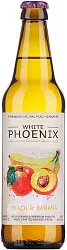 Напиток слабоалкогольный БЕЛЫЙ ФЕНИКС Медовуха персик банан 5.6% ст/б 0.45л