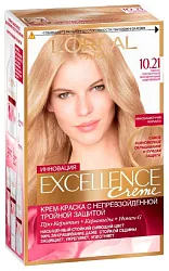 Краска для волос ЛОРЕАЛЬ Экселланс Светло-светло русый №10.21