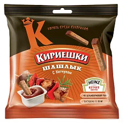 Сухарики ржаные КИРИЕШКИ шашлык кетчуп 85г