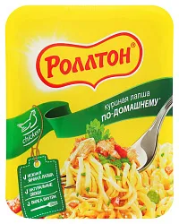 Лапша б/п РОЛЛТОН куриная по-домашнему 90г