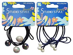 Резинка для волос КАДРИЛЬ с шариками 2шт арт.44191-5328