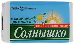 Мыло хозяйственное СОЛНЫШКО Ромашка 140г