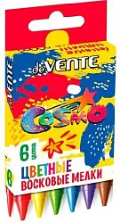 Мелки восковые ДЕВЕНТЕ Космо с подвесом 6цв арт.8077813