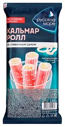 Палочки кальмара РУССКОЕ МОРЕ с сыром 180г