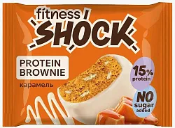 Печенье ФИТНЕС ШОК Брауни сливочная карамель 50г