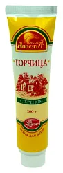 Горчица РУССКИЙ АППЕТИТ с хреном пэт 200г