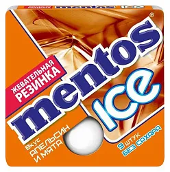 Жевательная резинка МЕНТОС Айс Апельсин 12.9г