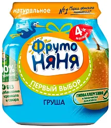 Пюре ФРУТОНЯНЯ груша ст/б 100г